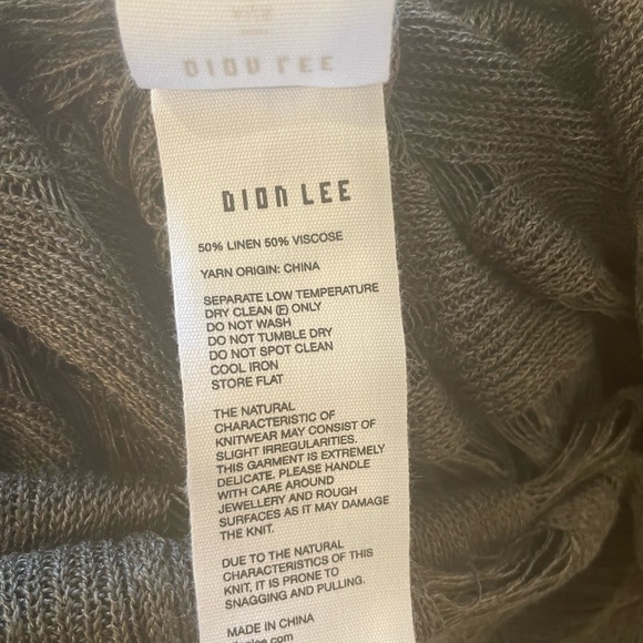 2022 spring Dion Lee NET DISTRESSED MINI Dress - Picture 9 of 12